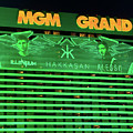 MGM Grand hotel in Las Vegas lit up at night by FeelingVegas Wall Art and Prints