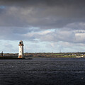 Moody Lighthouse at Tarbert County Kerry Irelandoody Skies by Mark Callanan