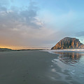 Morro Rock and Stacks at Sunrise by Matthew DeGrushe