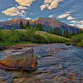 Mountain River Sunset