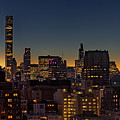 NYC Skyline Dusk Photograph by Susan Candelario