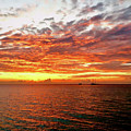 Golden Sunset over the tropical waters of the Maldives by Waterdancer