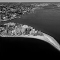 Osborn Island NJ Fall BW by Susan Candelario