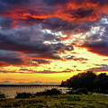 Pacific Northwest Sunset Over the Water