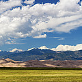 Panorama of Great Sand Dunes NP Photograph by Steven Heap