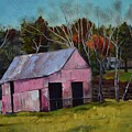 Pink Barn - Southern Charm by Jan Dappen