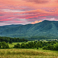 Pink Sunset in Cades Cove by Jimmy Pappas