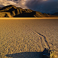 Racetrack Playa sliding rock, Death Valley, California
