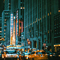 Radio City Music Hall Street Scene New York City 