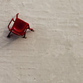 Red Chair on Wall