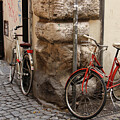 Red_Bike_in_Rome by Decoris Art