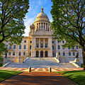 Rhode Island State House in Providence by Miroslav Liska
