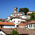 Rooftops of Azzano d'Asti Photograph by Steven Nelson