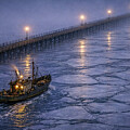 Rustic Trawler Keansburg Pier by Susan Candelario