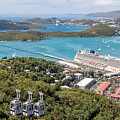 Scenic View of Caribbean St. Thomas by Kelley King