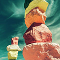 Seven Magic Mountains Outside Las Vegas