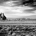 Shiprock Pinnacle in Northern New Mexico in Black and White
