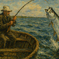 Silver Kings Tarpon fishing #2 by Antonios Valamontes