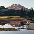 Sisters Oregon Mountain Reflection by Dan Sproul