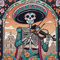 Skeletonchi The Mariachi by Bencasso B