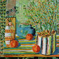 Still Life On Stripes by Seeables Visual Arts