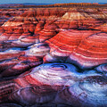 Sunrise at the Bentonite Hills by Dee Potter