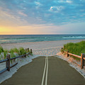 Sunrise Beach Path on the Jersey Shore