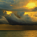 Sunrise Storm Clouds Mazatlan Mexico Photograph by Tommy Farnsworth
