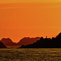 Sunset Manzanillo Bay Mexico Photograph by Tommy Farnsworth