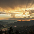 Sunset Over The Applegate by Diane Moller