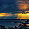 Sunsets Seattle Puget Sound Washington Photograph by Tommy Farnsworth