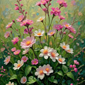 Sweet Alyssum Oil Painting