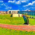 Texas AM University-Corpus Christi - digital painting Digital Art by Nicko Prints