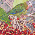 The Feast - Abaco Parrots by Ritchie Eyma