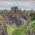 The Gorge, Dunnottar Castle, Scotland - Portrait Version by Adrian Hendroff