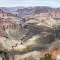 The Grand Canyon under the clouds by Ed Clark