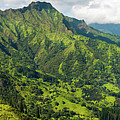 The Green Mountains of Kauai Photograph by Slow Fuse Photography