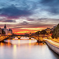 The Quai Seine in Paris Photograph by Serge Ramelli