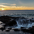 Thor's Well on the Oregon coast by Ed Clark
