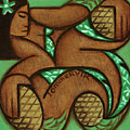 Tommervik Hawaiian Woman Pineapple Art Print