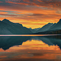 Vermillion Dawn - Glacier National Park by Adam Mateo Fierro