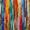 Vibrant Vertical Stripes