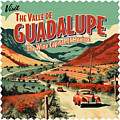 Vintage Style Valle de Guadalupe, Mexico Postcard by William Scott Koenig
