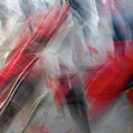 Whispers of Speed An Abstract Vespa by Linda Ryma