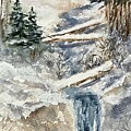 Winter's Hidden Stream by Judy Strickland